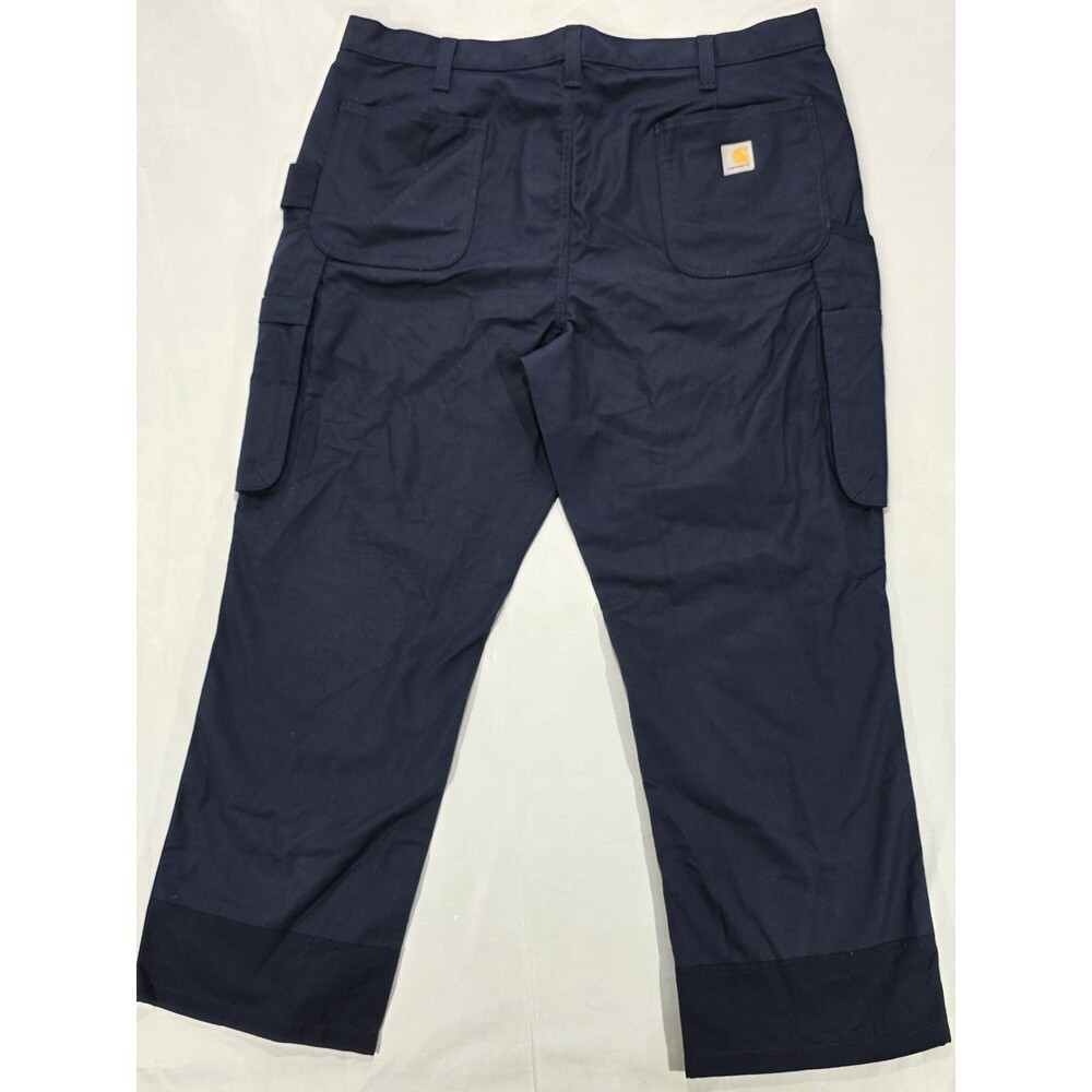 Carhartt Rugged Flex Canvas Cargo Pants Navy Men 40x30 Loose Fit Workwear NWT